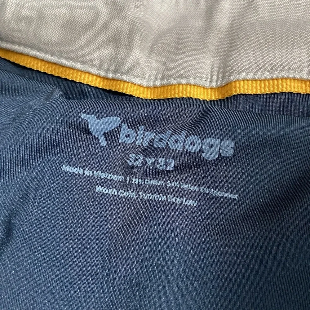 Birddogs Pants Mens 32x31 Lined Performance Chino Classic Fit Stretch Minimal